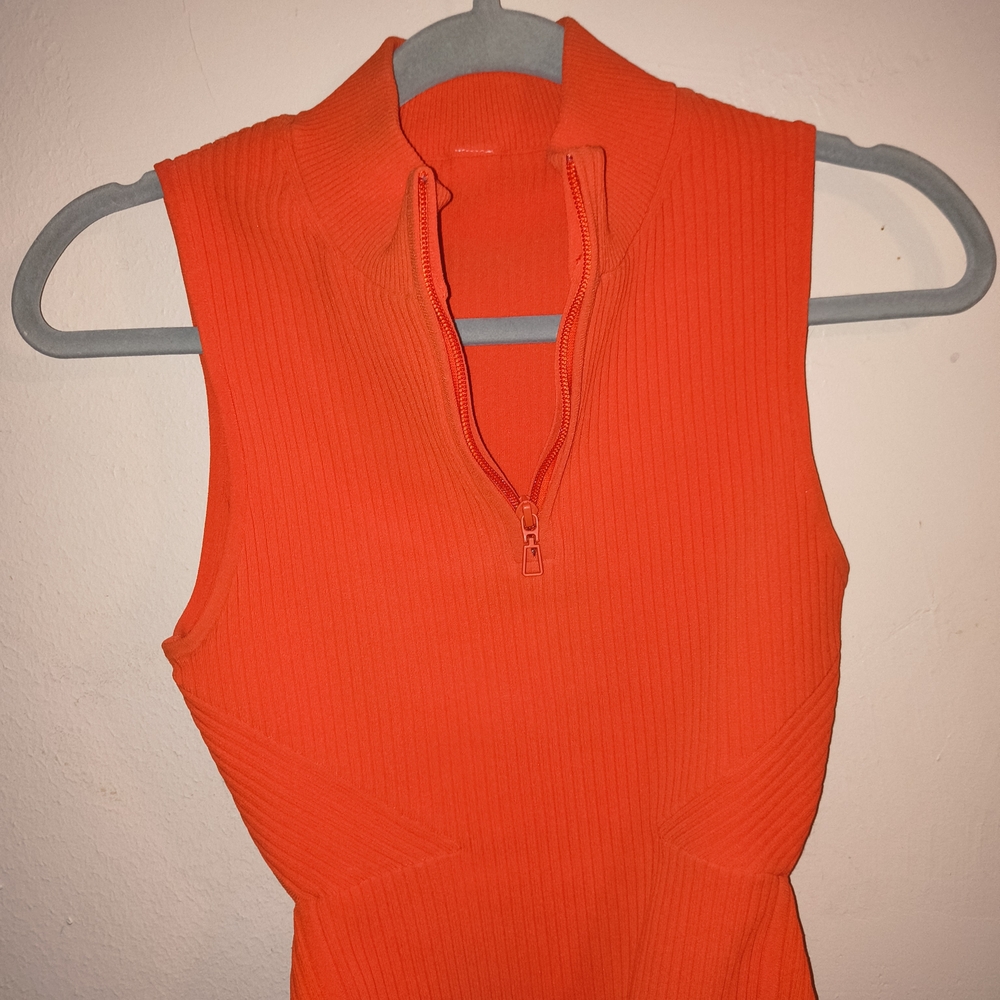 lululemon athletica Orange Sleeveless Top
